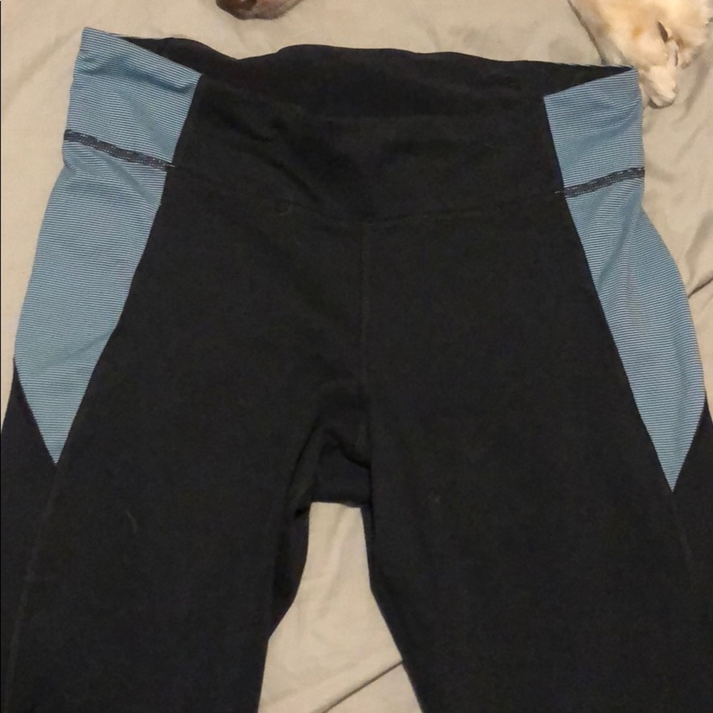 Crop length under armor leggings